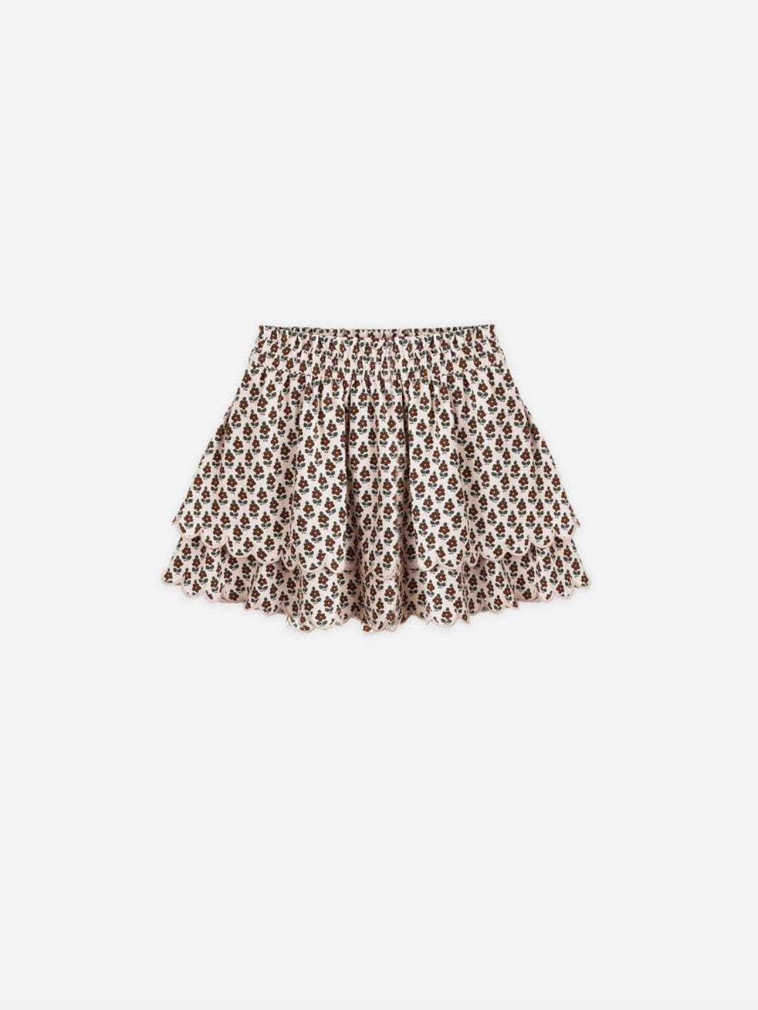 Harvest Floral Rose Mini Skirt