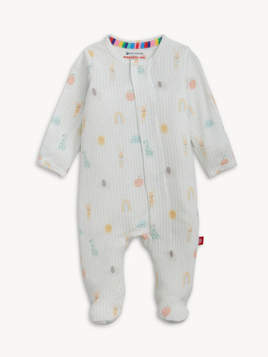 Blue Lullaby Sky Footie