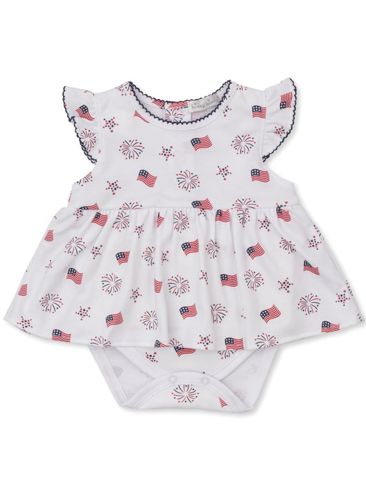 Bodysuit Dress - Flags