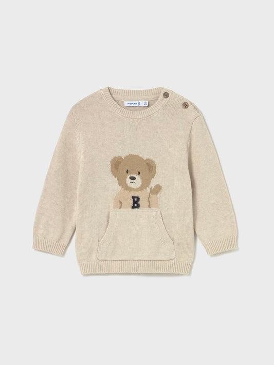 Kangaroo Pocket Sweater - Bear