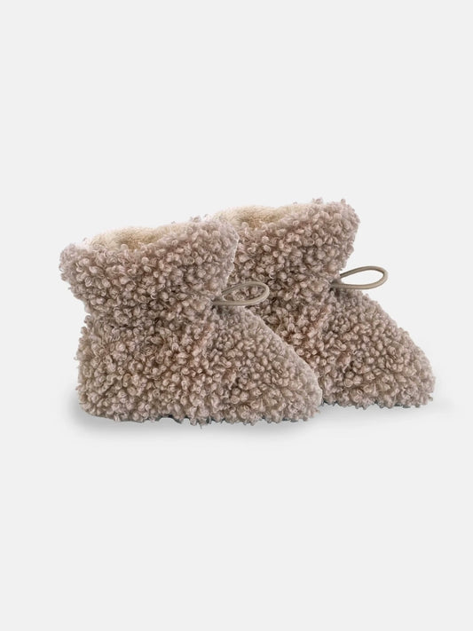 Teddy Booties - Oatmeal