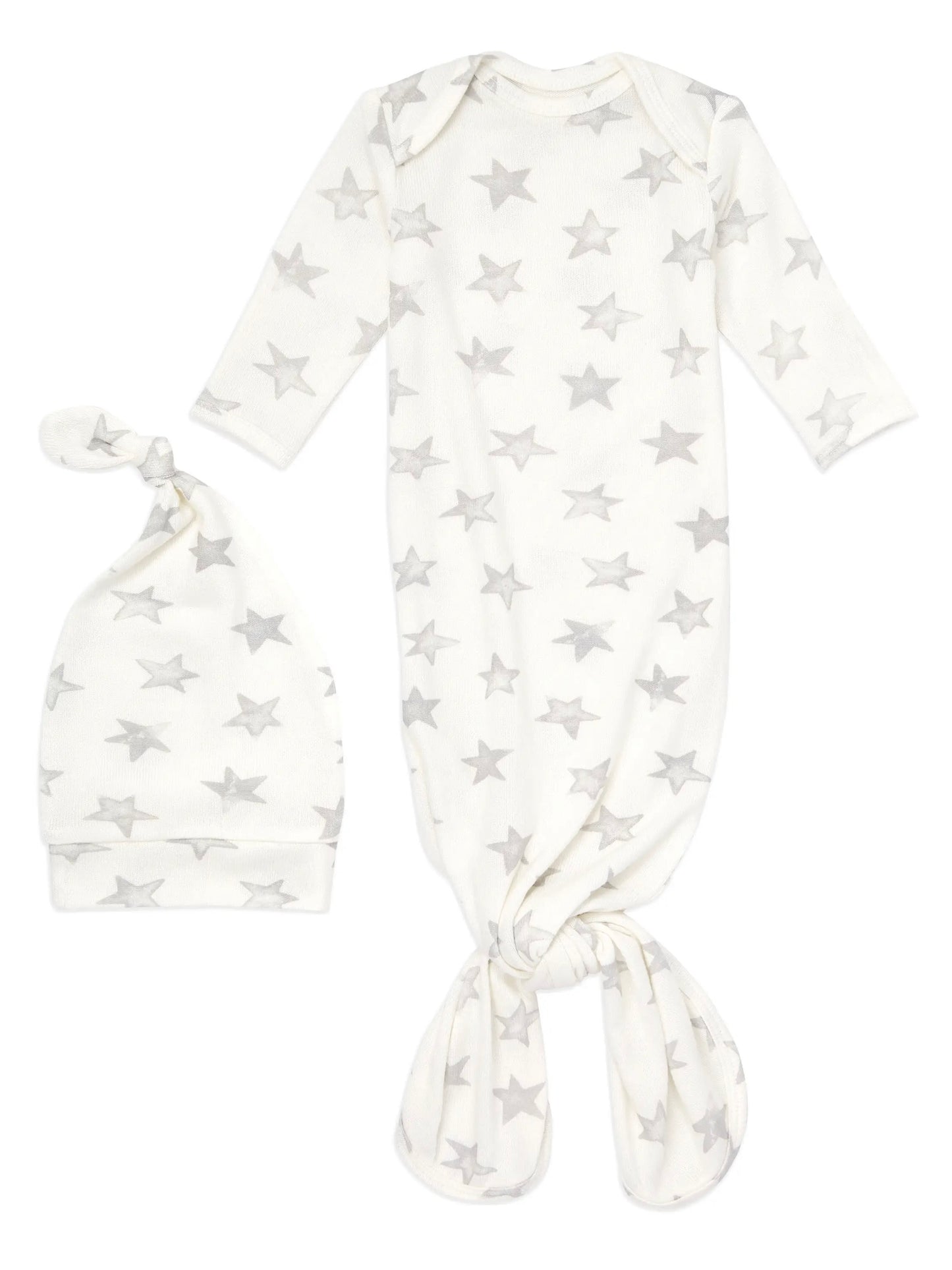 Snuggle Knit Gown and Hat