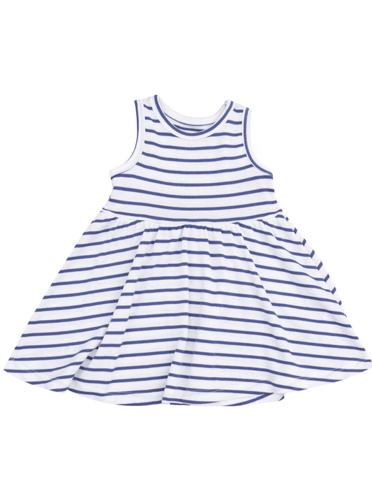 Vintage Blue Stripe Tank Dress