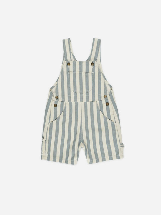 Ocean Stripe Denim Shortall