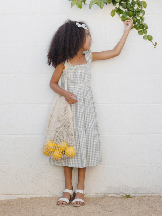 Eucalyptus Gingham Josie Dress