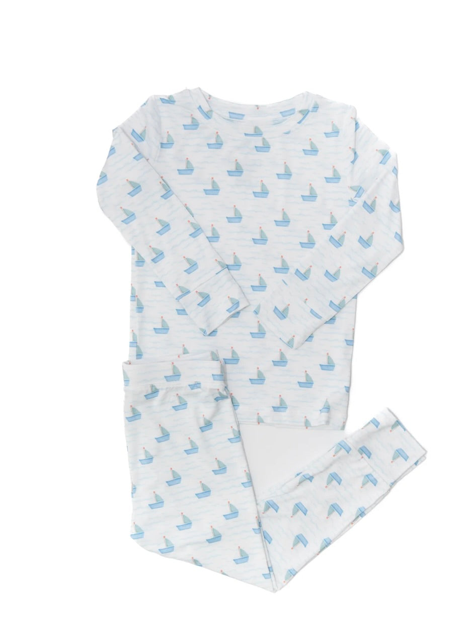 Sailboats Pajama Set