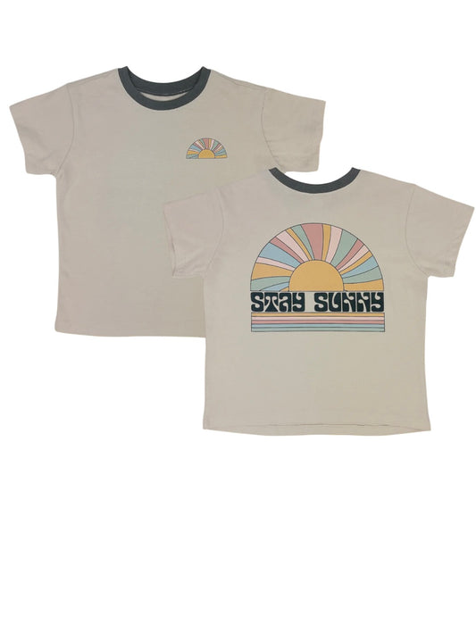Stay Sunny SS Boxy Tee