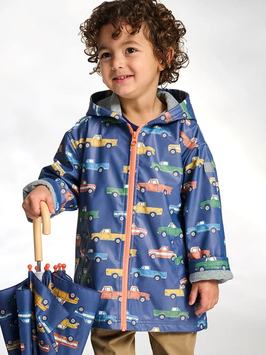 Trucks Zip Up Rain Jacket