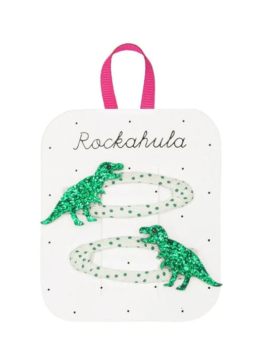 Spotty T-Rex Clips