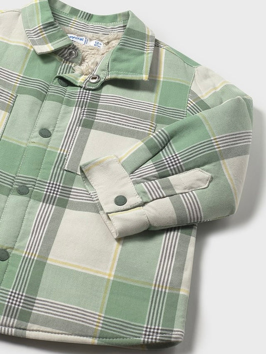 Plaid Shacket - Green