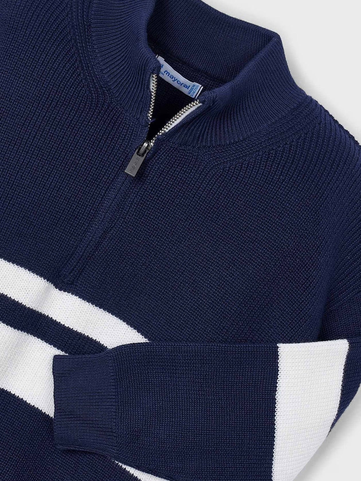 Navy Zip Sweater