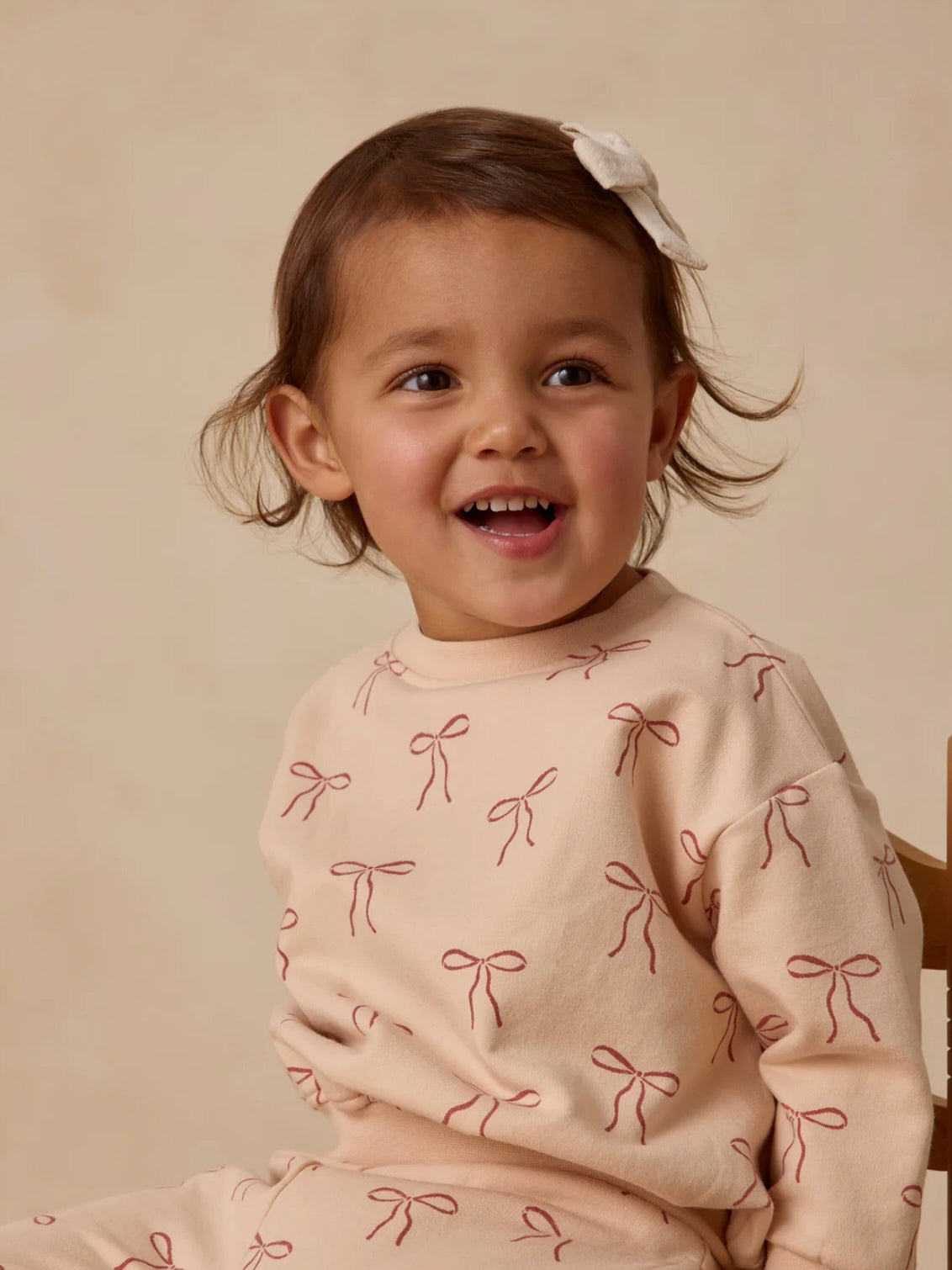 Red Bows Relaxed Fleece Sweatshirt