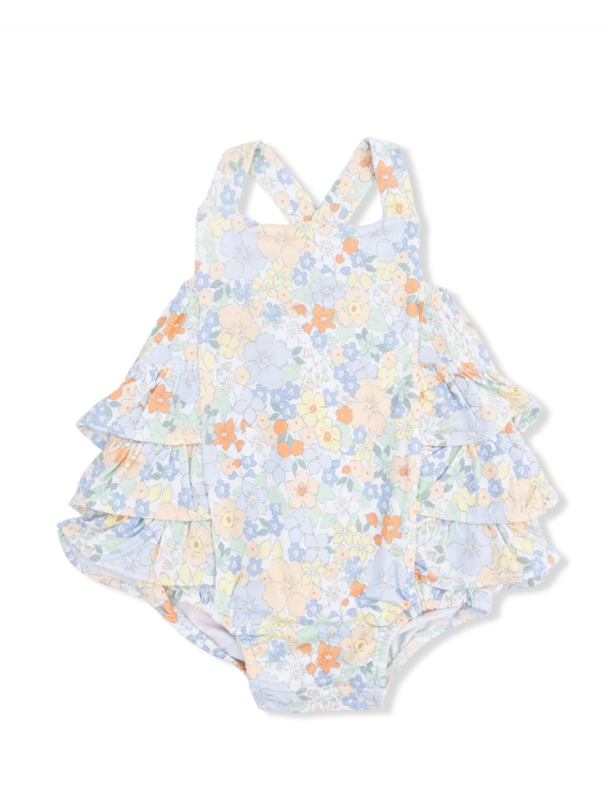 Ruffle Sunsuit - Georgia Floral