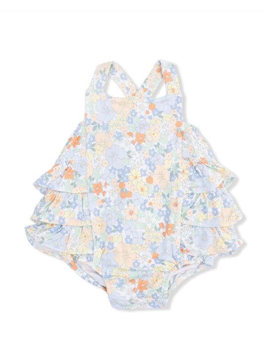 Ruffle Sunsuit - Georgia Floral