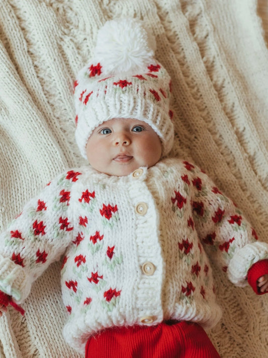 Bitty Blooms Holiday Cardigan