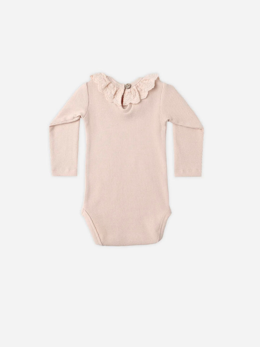 Ruffle Collar Bodysuit - Antique