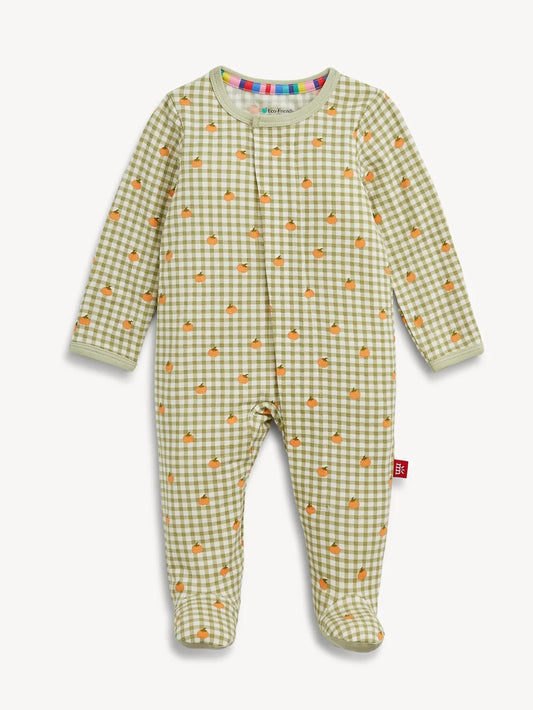 Magnetic Me Footie- Pumpkin Plaid