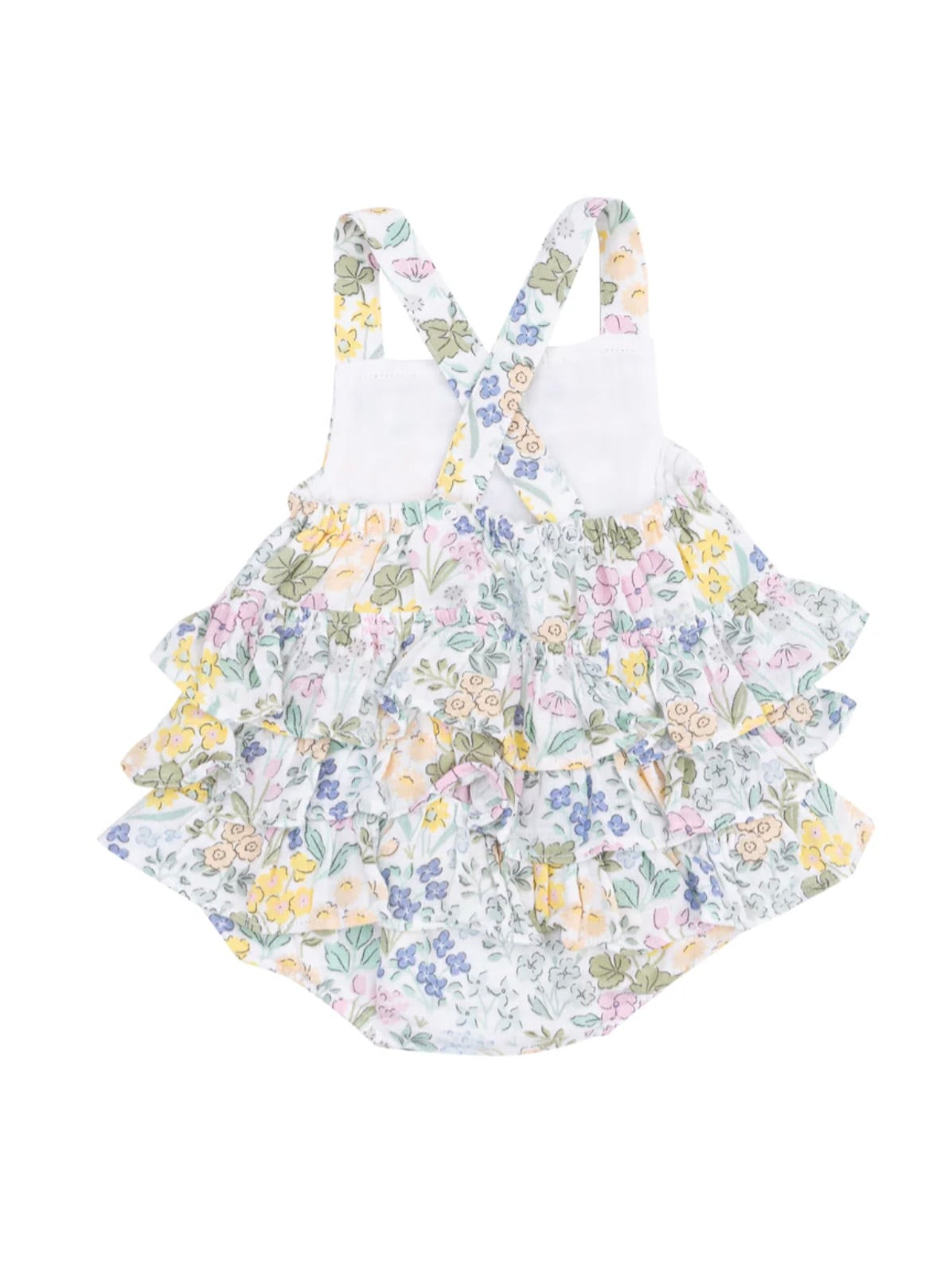 Samantha Floral Ruffle Sunsuit