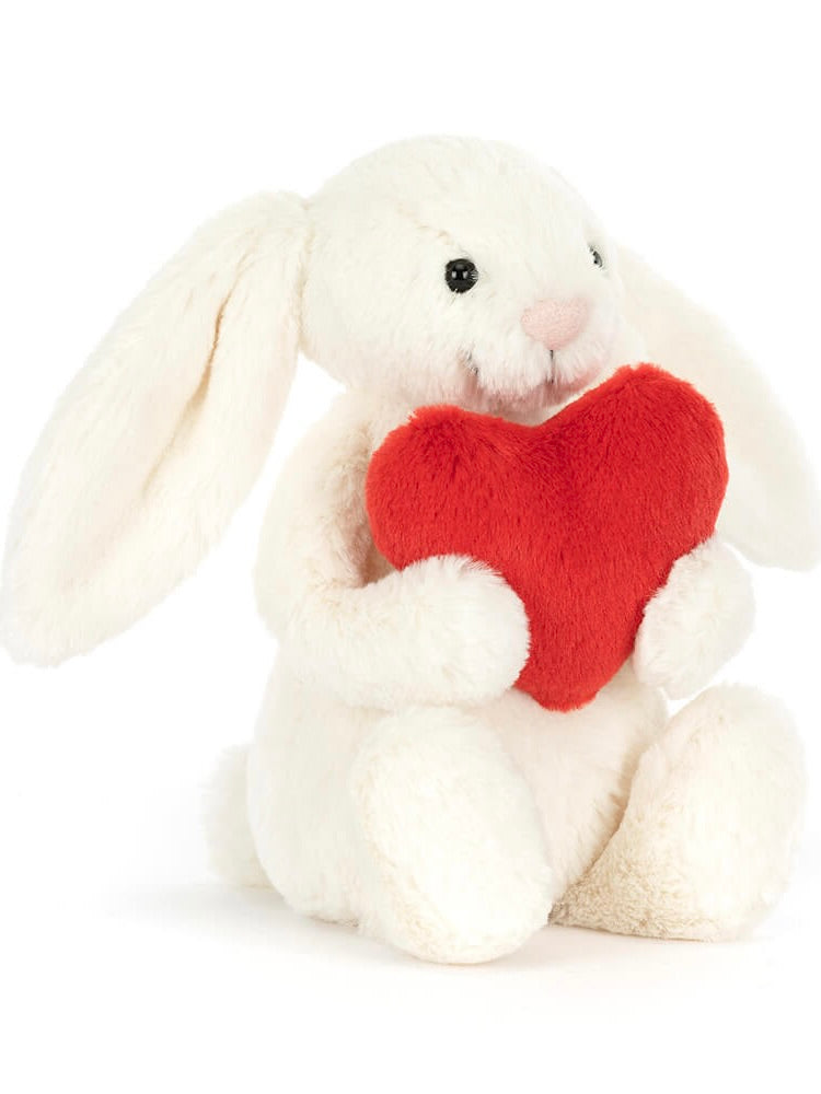 Bashful Red Love Heart Bunny