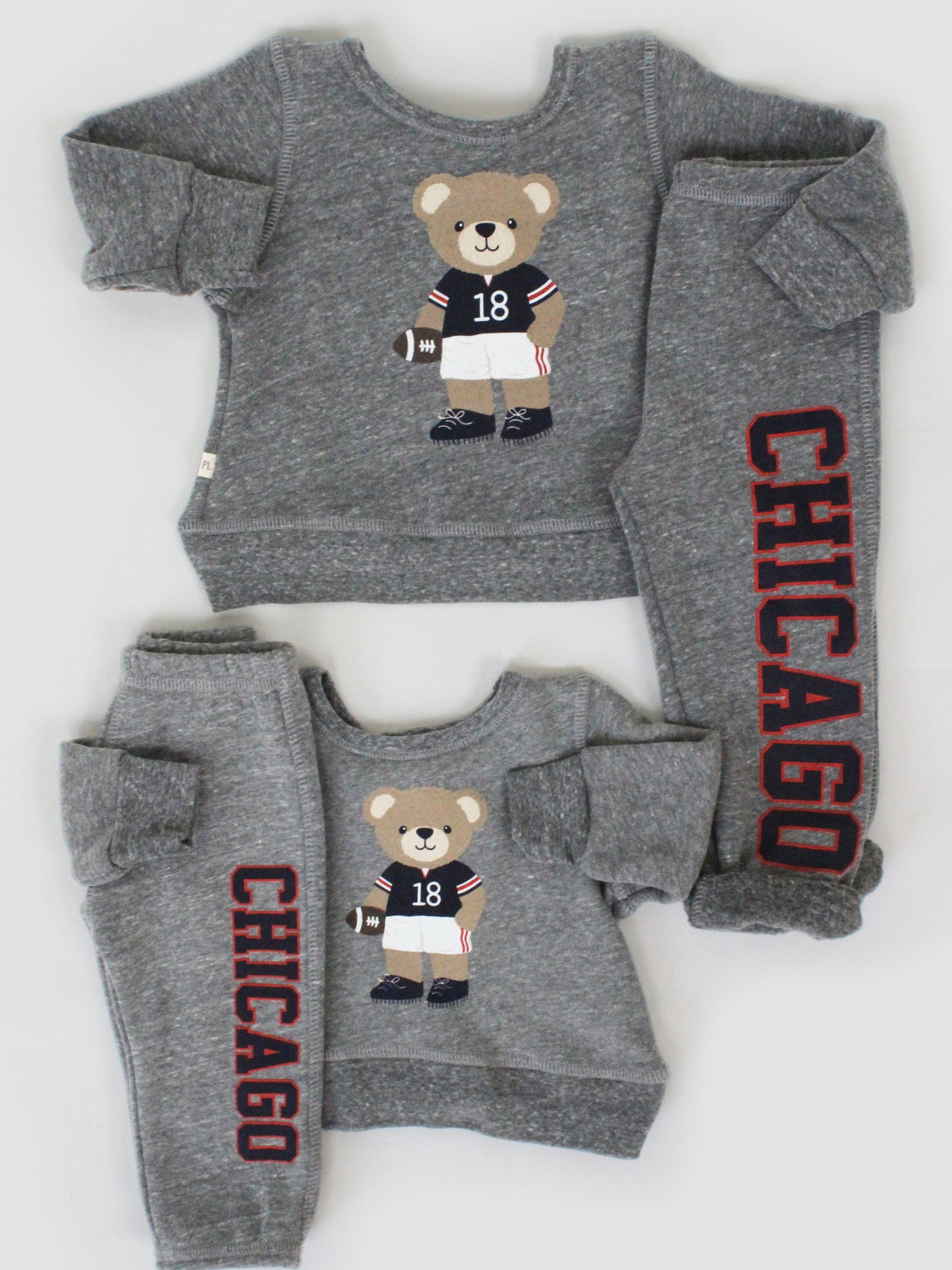 CHI Football Heathered Fleece Sweatshirt and Sweatpant Set