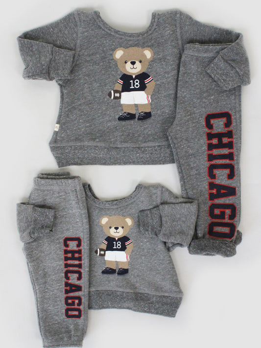 CHI Football Heathered Fleece Sweatshirt and Sweatpant Set