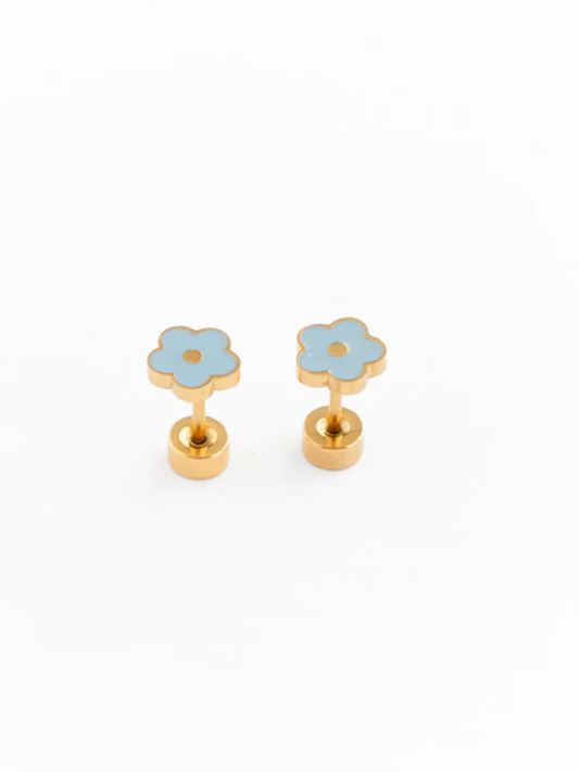 Pip Pop Post- Petite Blue Flower