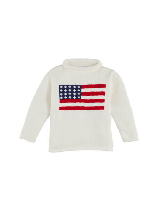 Roll Neck Sweater - Flag