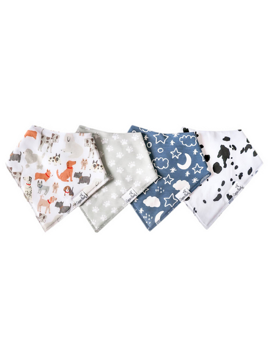 Bandana Bib 4-Pack - Rufus