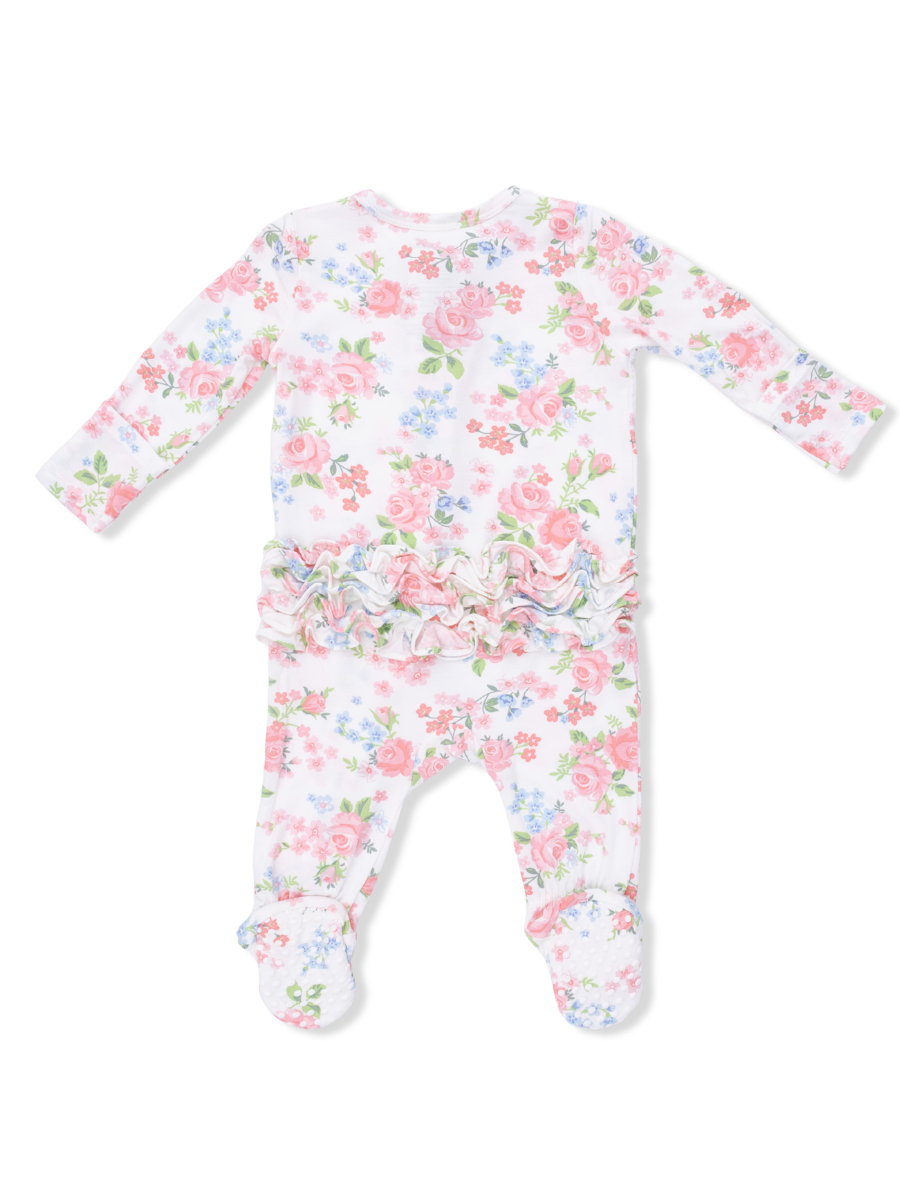 Cute Little Roses Footie