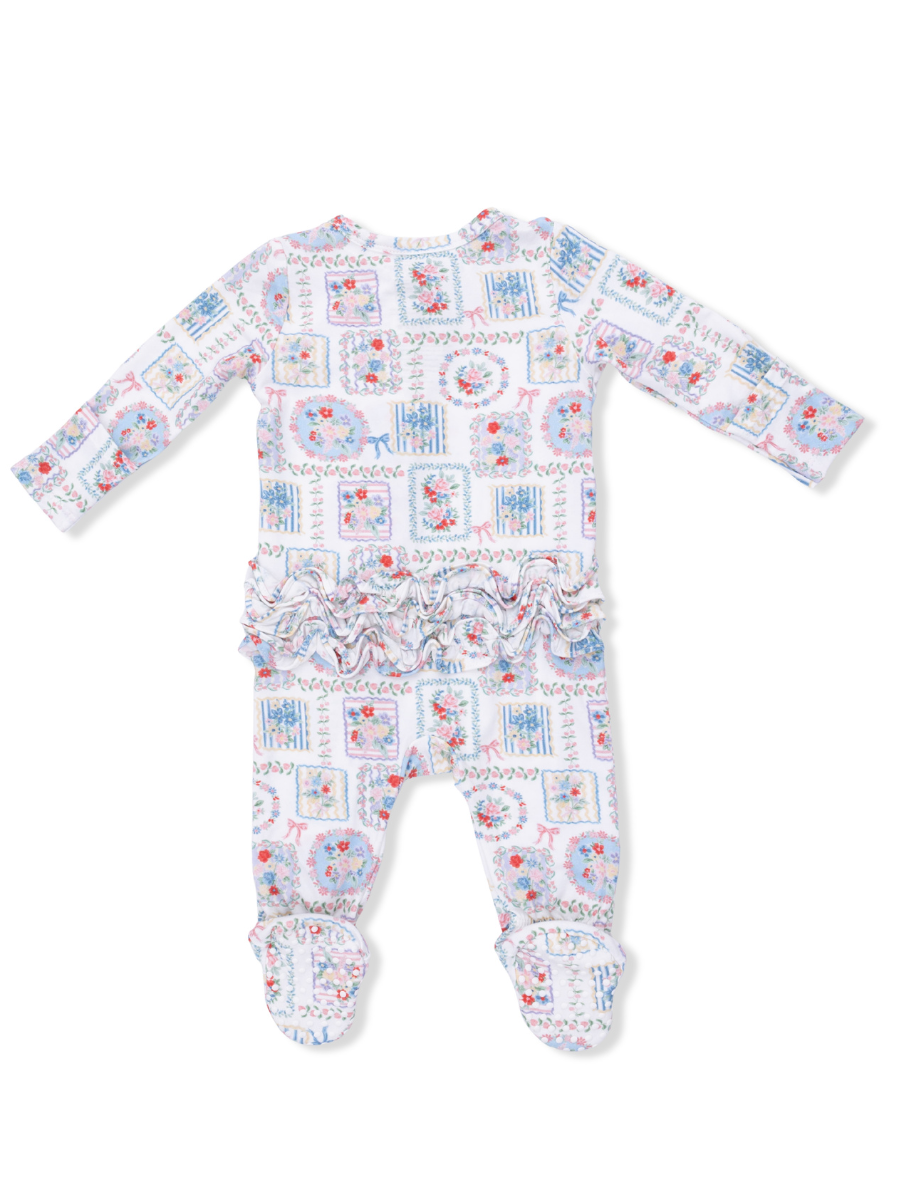 Julep Floral Patchwork Footie