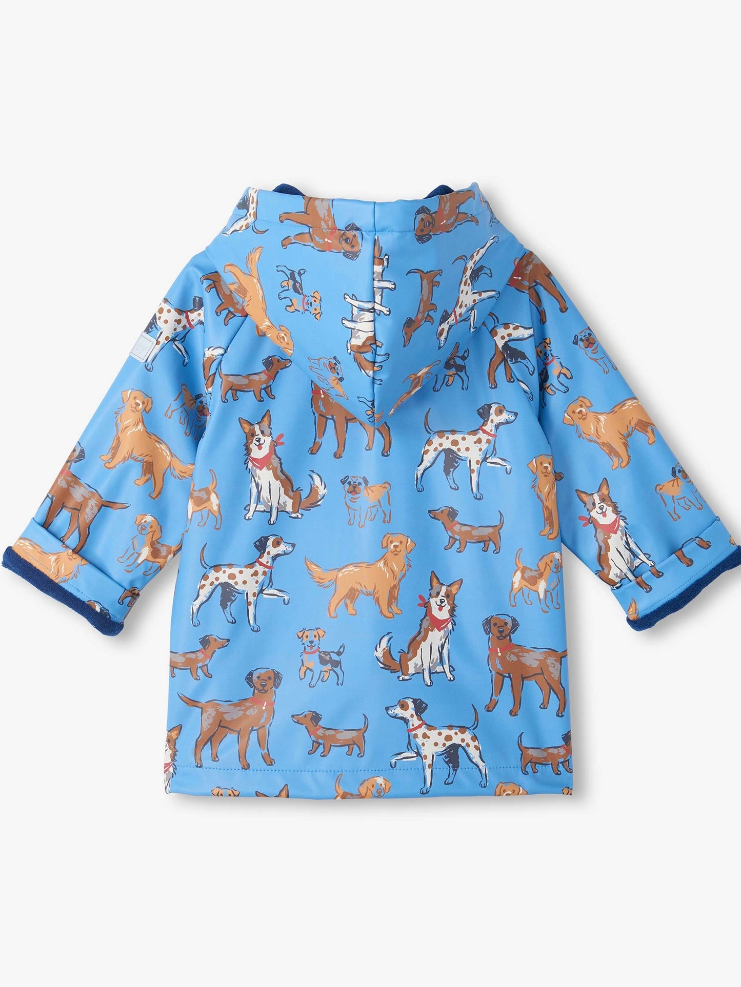 Blue Little Pups Rain Coat