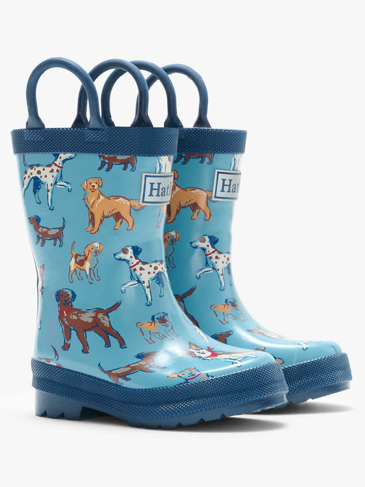 Blue Pups Rain Boots
