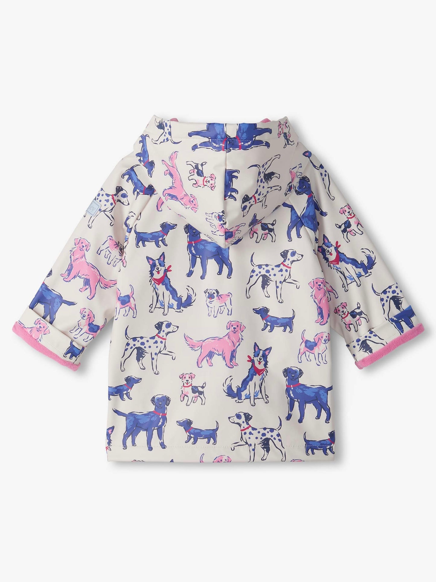 Pink Little Pups Rain Coat