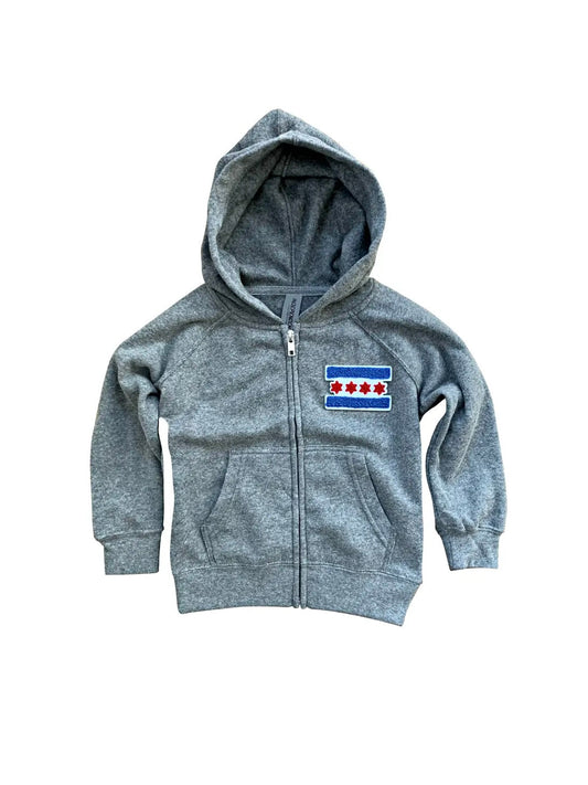 Chicago Flag Patch Hoodie