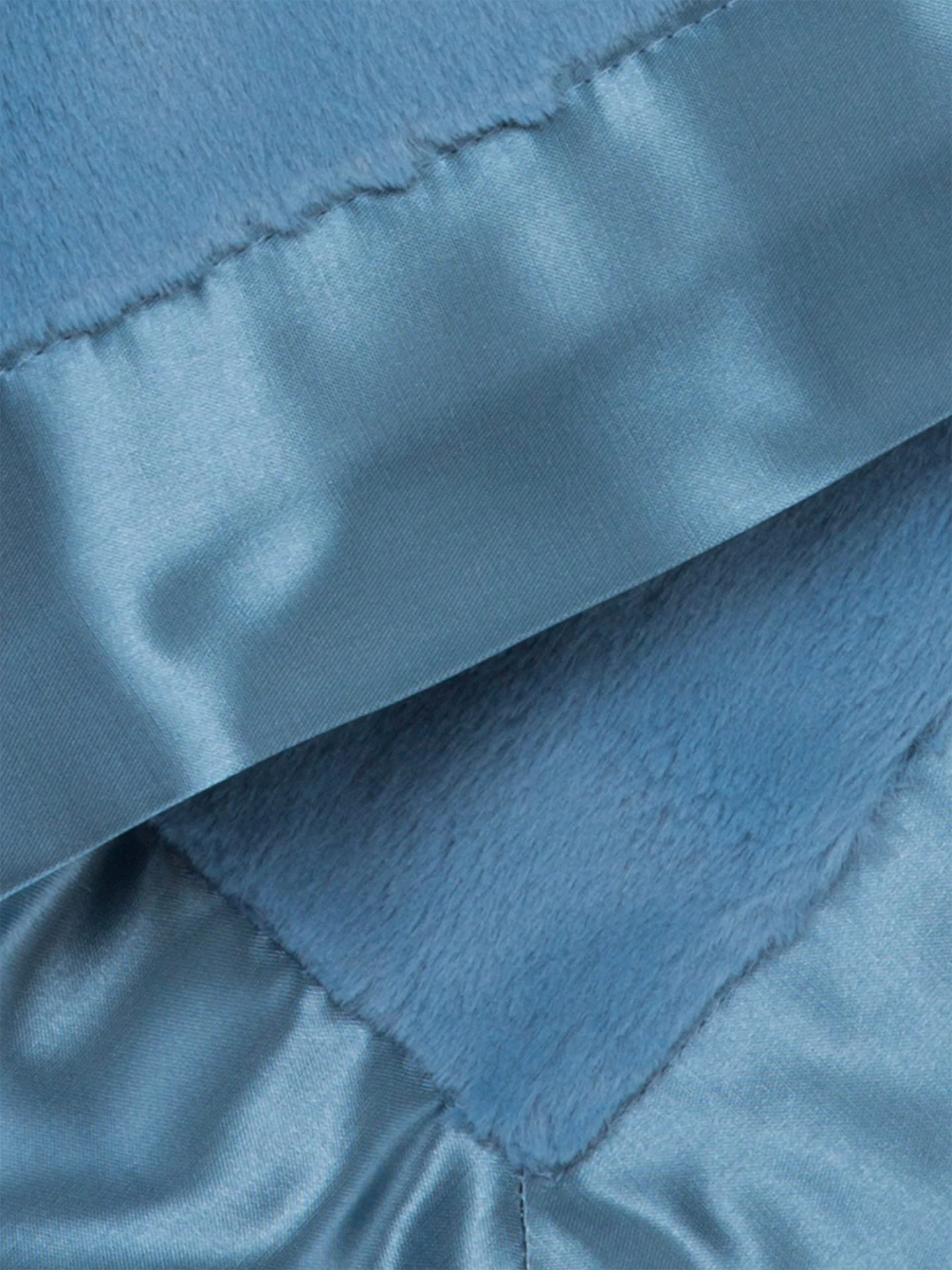 Little Giraffe Luxe Solid Blanky- Cornflower