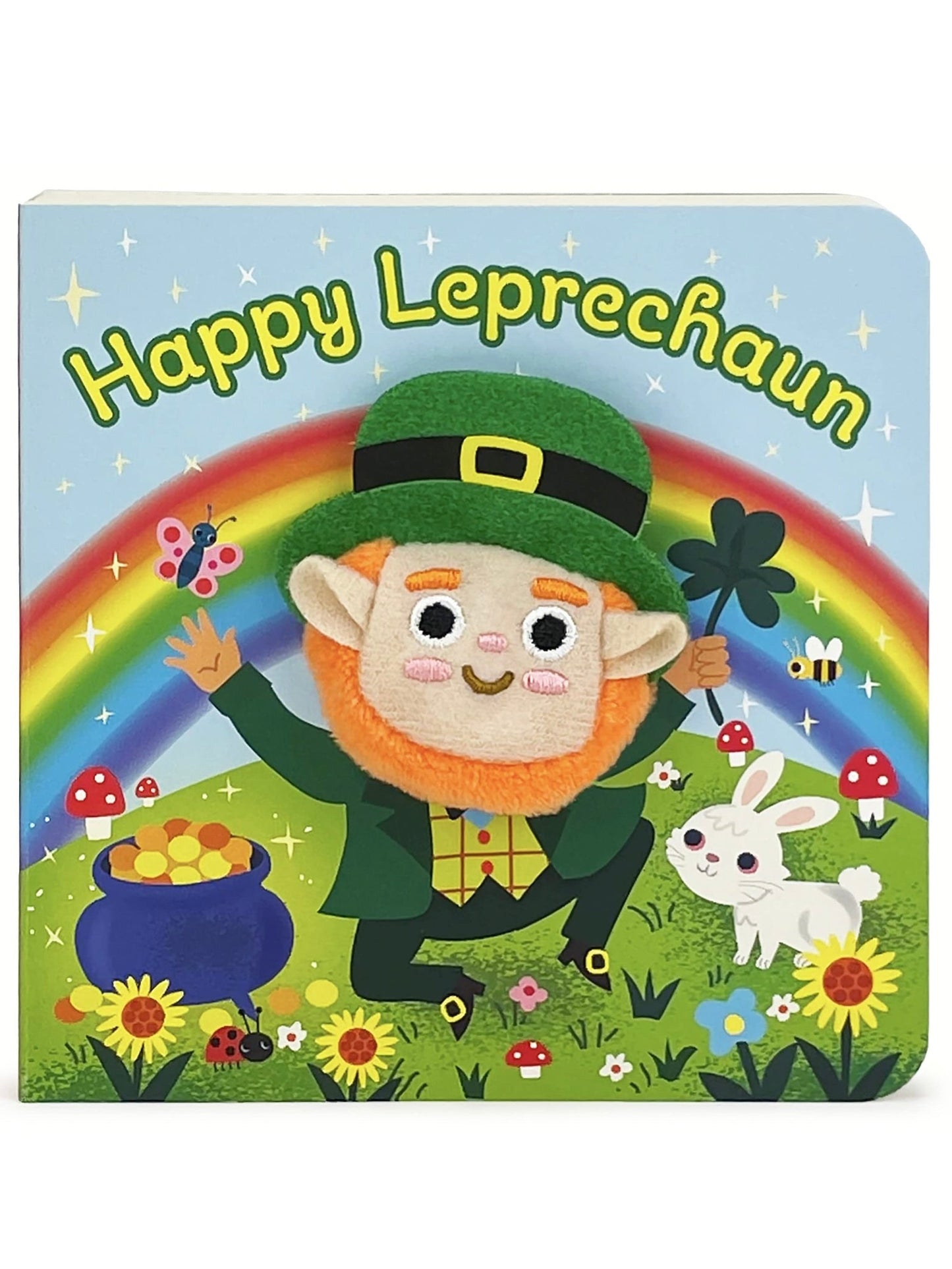 Happy Leprechaun Finger Puppet Book