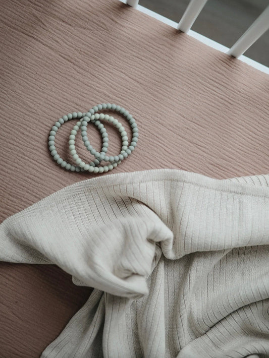 3-Pack Teething Bracelet - Green Tea