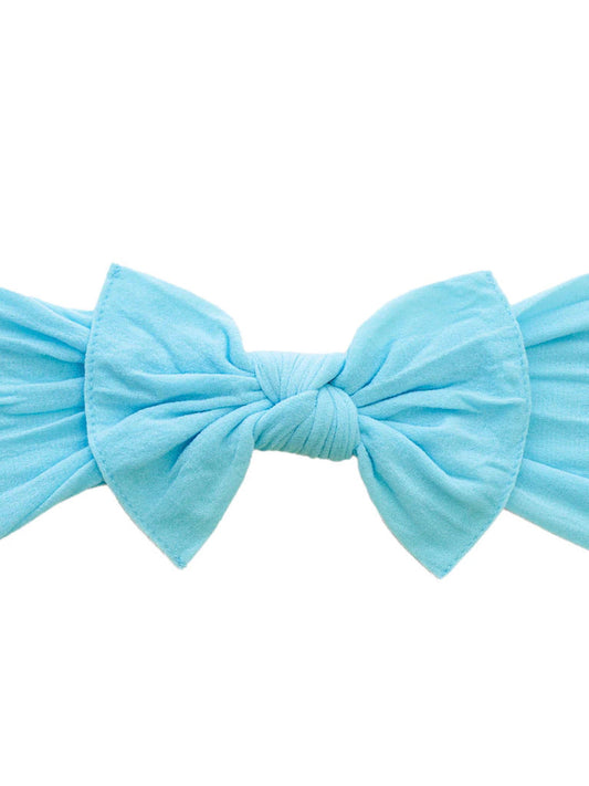 Knot Bow Headband - Aqua