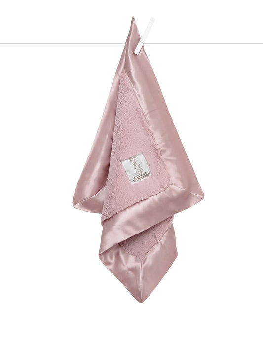 Little Giraffe Luxe Solid Blanky- Dusty Pink